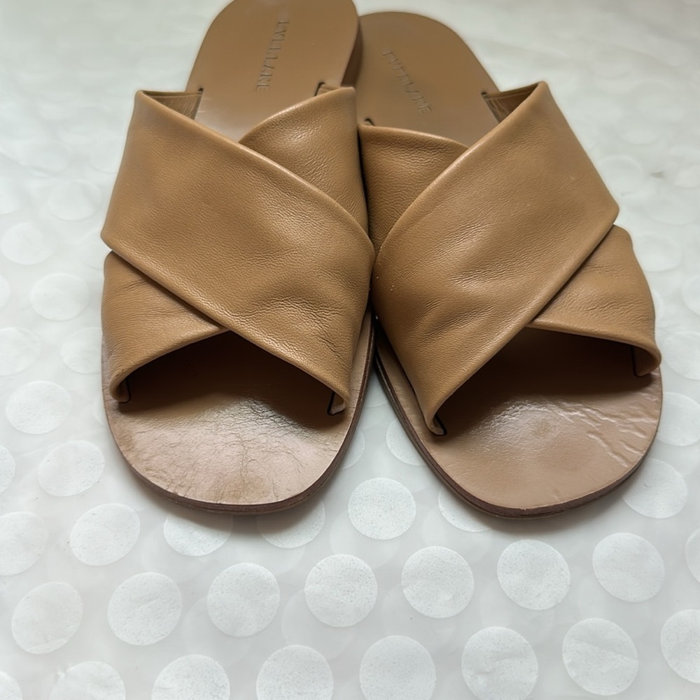 🎗️ Everlane  🎗️ The Day Crossover Sandal LIGHT TAUPE 7.5 - Picture 10 of 11